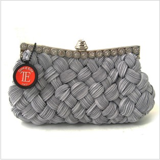 Red With Lattice Satin Woven Evening Bags_6_1.jpg